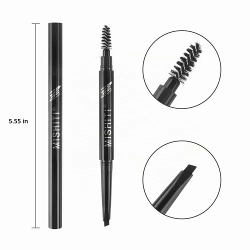 Vista 4 de 12 plantillas para cejas, reutilizables en forma de cejas con maquinillas de afeitar y lápiz, kit de sellos de plantilla para moldear cejas