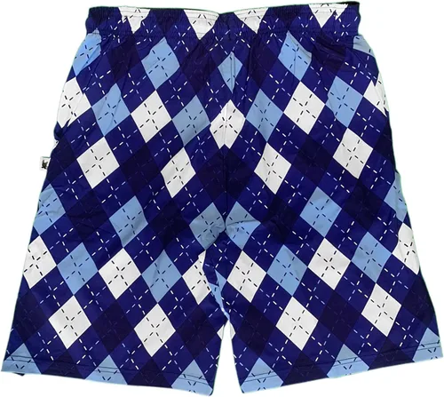 Vista 2 de Flow Society Pantalón corto de tenis Oceanside Argyle para hombre - 9