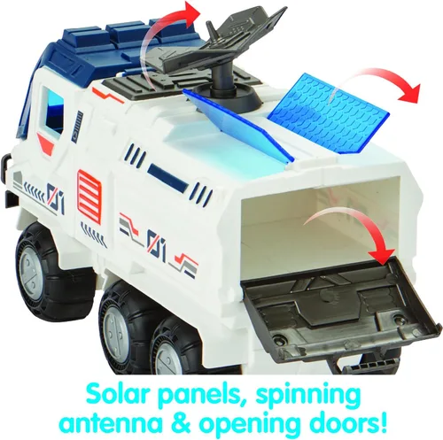 Vista 5 de Kidoozie Misión del transbordador interestelar – Shuttle, Space Rover, astronautas y accesorios – Edades 3 años +