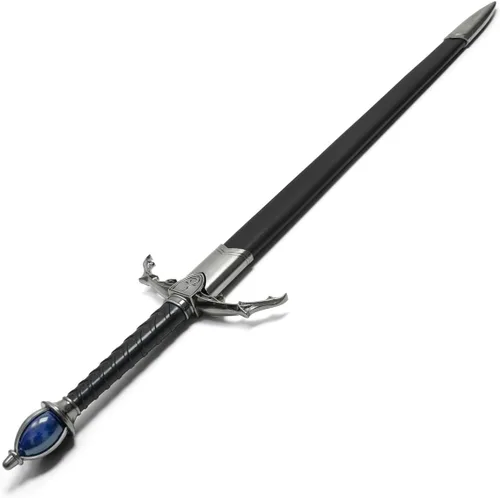 Vista 8 de Espada de fantasía personalizada de 38 pulgadas con vaina, grabado gratuito