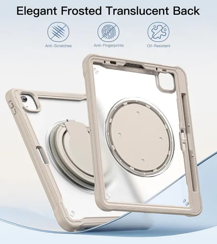 Vista 4 de BATYUE Funda para iPad Air de 11 pulgadas M3/M2 (2025/2024), Air 5th/4th 10.9 pulgadas (2022/2020), Pro 11" 4th/3rd/2nd/1st, funda a prueba