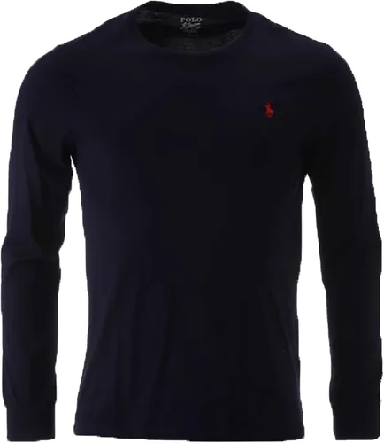 Vista 11 de POLO RALPH LAUREN Camiseta de manga larga de ajuste clásico suave al tacto para hombre (Soft Touch) Marina francesa
