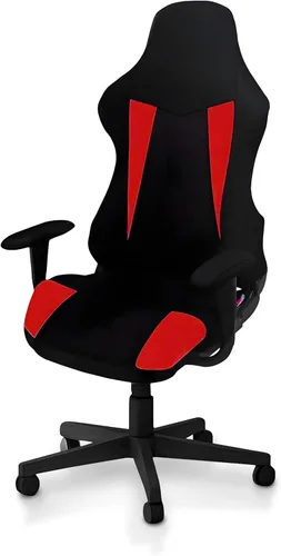 Vista 8 de Fundas para Sillas Gaming Solamente, Elásticas Suaves Gruesas de Malla Transpirable Resistentes a Rayones Funda de Asiento para Silla Gaming con 2