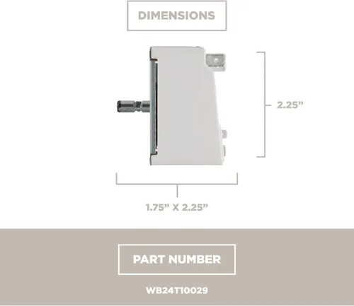 Vista 5 de GE Appliances WB24T10029 - Interruptor de control de elementos de superficie, 1500 vatios
