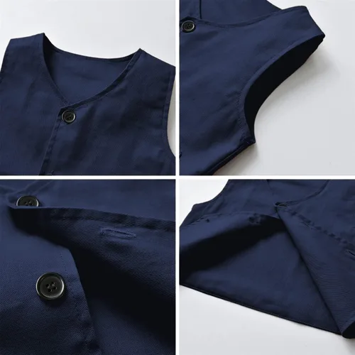 Vista 5 de SANGTREE Conjunto de traje de caballero para niños, 3 meses a 14 años