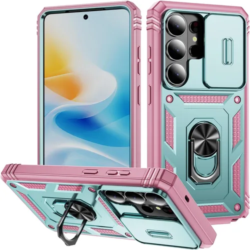 Vista 16 de Funda para Galaxy Note 20 Ultra, a prueba de golpes, resistente a los impactos con cubierta protectora de lente deslizante para Samsung Galaxy Note