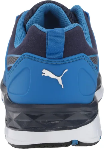 Vista 3 de PUMA velocidad de seguridad 2.0 negro bajo ASTM SD seguridad zapatos dedo del pie de metal libre fibra de vidrio puntera antideslizante hombres