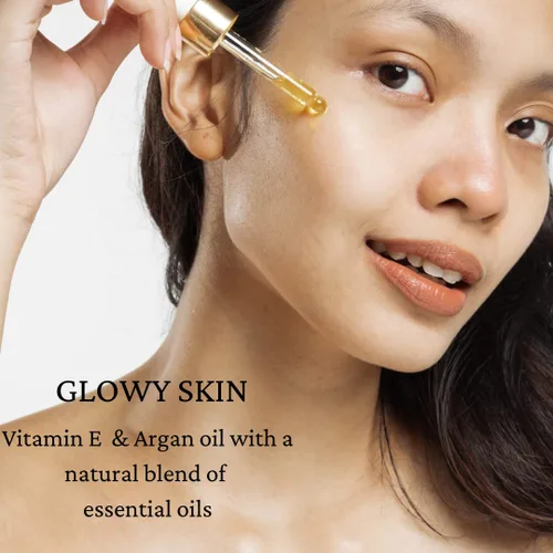 Vista 4 de Aceite nocturno para la cara, hidratación diaria durante la noche, aceite facial para mujeres y hombres, suero nocturno con aceite de rosa mosqueta
