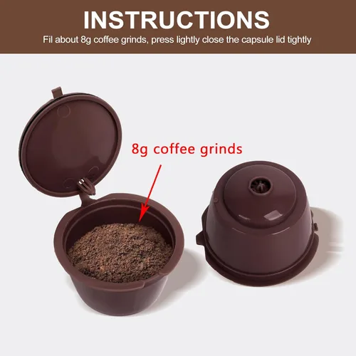 Vista 10 de KEEPOW Cápsulas de café reutilizables compatibles con la máquina Nescafe