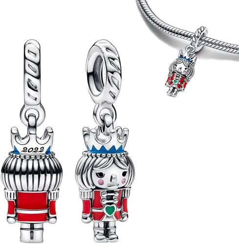 Vista 23 de Dijes de personajes de película para mujer, pulseras y collares en plata de ley 925, día de la madre, cumpleaños, Navidad