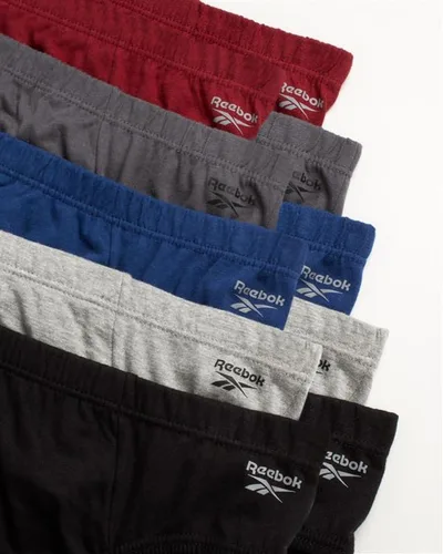 Vista 3 de Reebok Calzoncillos para hombre Paquete de 10 calzoncillos clásicos suaves y elásticos de tiro bajo con bolsa de contorno Ropa