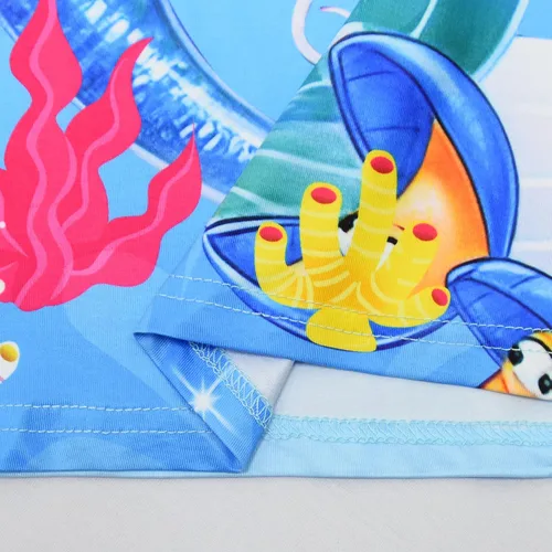 Vista 5 de Vestido de princesa para niñas pequeñas, vestido casual con estampado de dibujos animados
