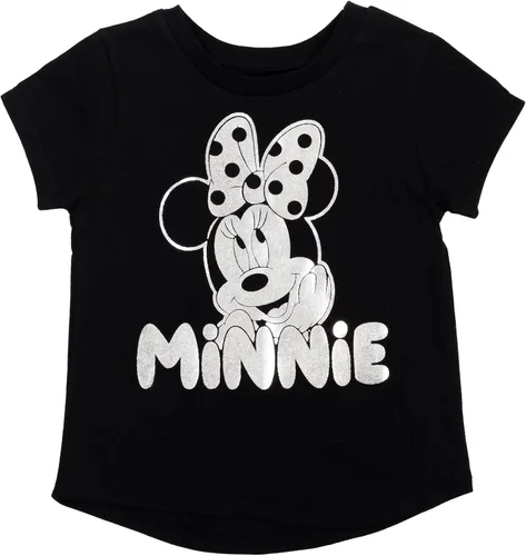 Vista 3 de Disney Minnie Mouse - Camiseta metálica para niñas pequeñas y grandes
