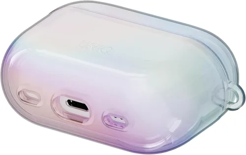 Vista 3 de UNIQ IRIDESCIA Airpods Pro 2 Funda transparente de cuarzo Holo (cuarzo holo)