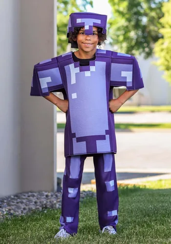 Vista 8 de Minecraft Enchanted Diamond Armor Deluxe - Disfraz infantil