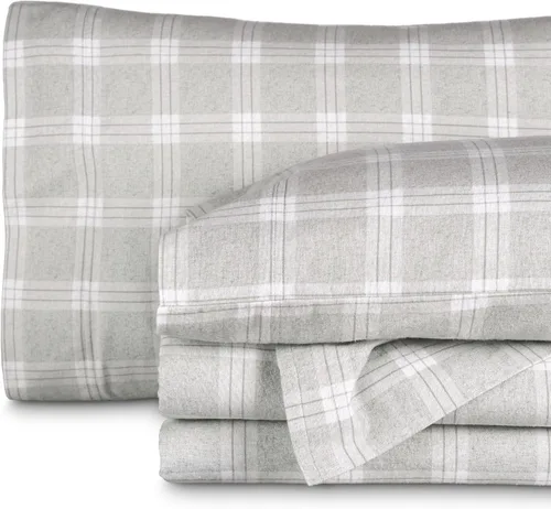 Vista 19 de Bare Home - Juego de sábanas de franela de doble cepillado para mayor suavidad y comodidad, 100 % algodón, aterciopelado, suave, pesado, bolsillo