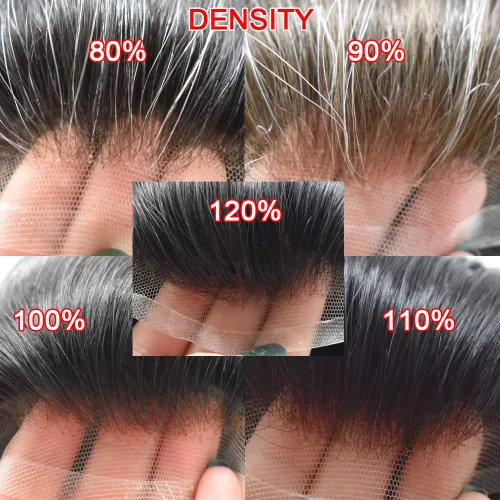 Vista 6 de 1B20 unidades de cabello gris Toupee para hombres piezas para hombre NLW sistema de reemplazo de heredero humano europeo para hombres 10x8 "toupee