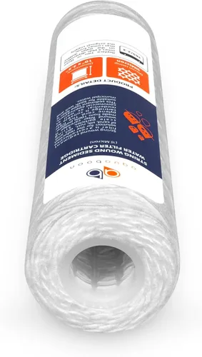Vista 7 de Aquaboon Cartucho de filtro de agua para heridas de cuerda, filtro de agua de 10 micrones para toda la casa, 10 x 2.5 pulgadas, repuesto para filtro