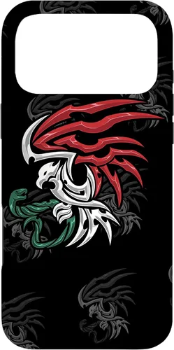 Vista 22 de Bandera de México - Funda estilo tribal del escudo de armas mexicano para iPhone 17