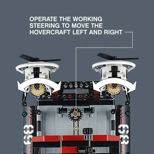 Vista 5 de LEGO Technic Hovercraft 42076 Kit de construcción (1020 piezas)