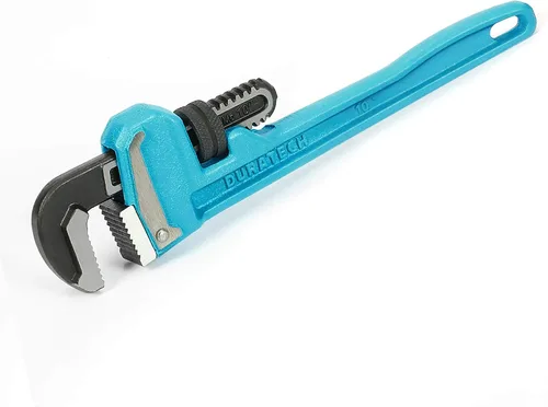 Vista 9 de DURATECH Llave de tubo de 8 pulgadas de gran capacidad, llave de fontanería ajustable, mango de hierro fundido maleable, supera el estándar GGG