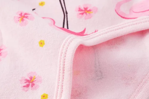 Vista 5 de Family Feeling Ropa interior para niña pequeña, bragas para niños grandes, ropa interior suave, 100% algodón
