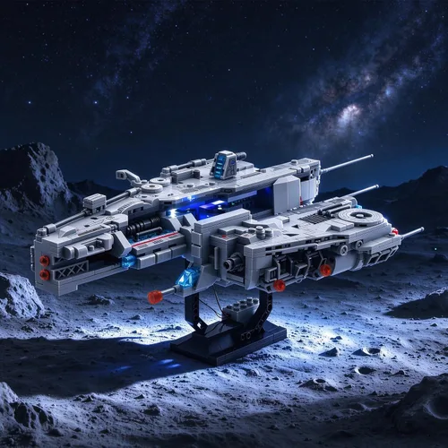 Vista 4 de SEEMEY New Earth Spaceship Star-Fleet Space-Fighter Space-Attack-Aircraft