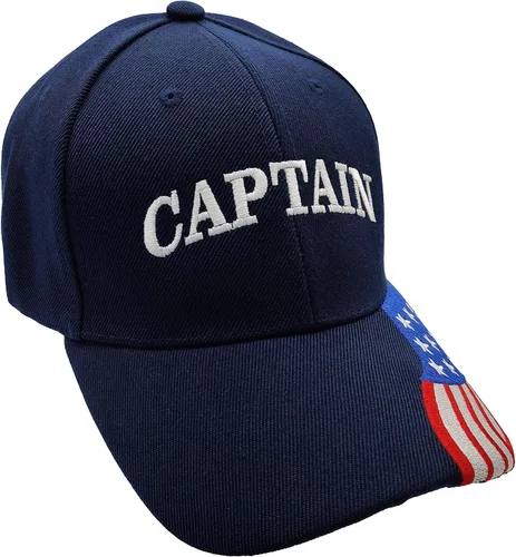 Vista 3 de Captain and First Mate Arch - Gorras de béisbol a juego
