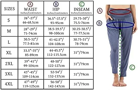 Vista 7 de LOFBAZ Pantalones deportivos de yoga con bolsillos pantalones de entrenamiento pantalones de harén para descansar