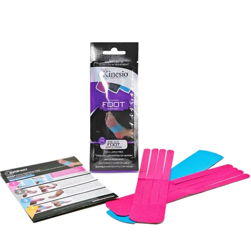 Vista 2 de Kinesio Cinta - Soporte precortado para los pies - Tiras de cinta atlética optimizadas