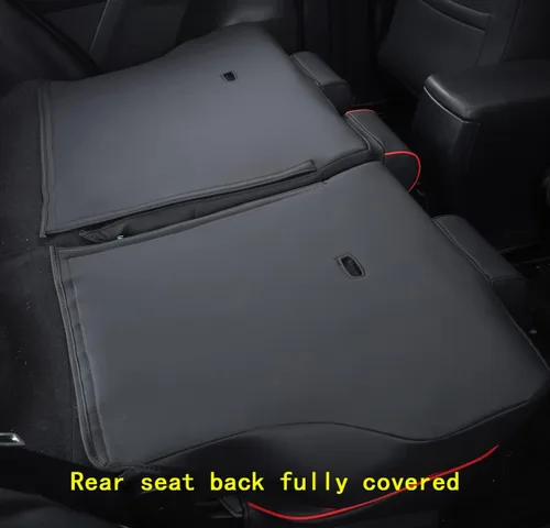 Vista 21 de Fundas de asiento RAV4 de ajuste personalizado, piel sintética impermeable para Toyota RAV4 2013-2018 (beige)