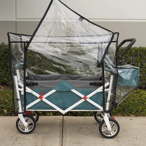 Vista 4 de Creative Outdoor Distributor Bolsa de plástico transparente impermeable para vagones de empuje, universal y duradero, accesorios de actividades