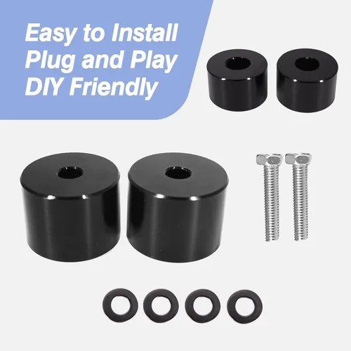 Vista 5 de CULMKARI Un kit de actualización de mango de agarre de pilar para Dodge Ram 1500 2500 3500 2002-2009 (negro)