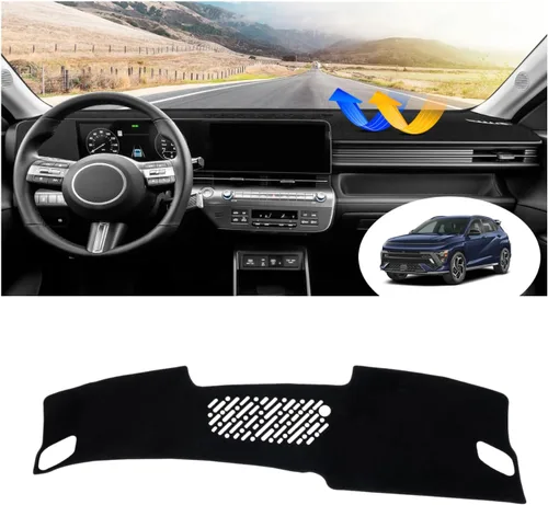 Vista 97 de FIILINES Cubierta para tablero Compatible con Mazda 3 2010-2013 Accesorios Tapete para tablero para Mazda 3 Accesorios Tapete para salpicadero