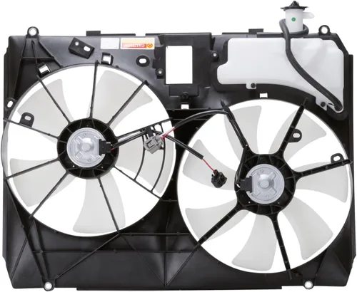 Vista 2 de TYC 620970 - Conjunto de ventilador de refrigeración compatible con Toyota Sienna 2004-2005, color negro