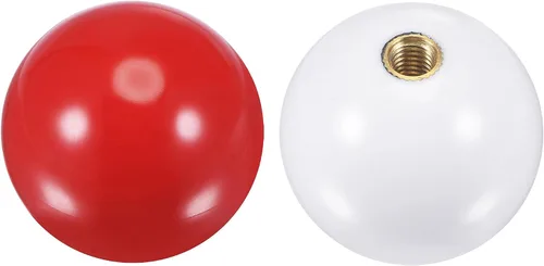 Vista 5 de uxcell Joystick Head Rocker Ball Top Handle Arcade Game Reemplazo RojoBlanco