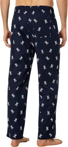 Vista 2 de Psycho Bunny Pantalones de popelina 100% algodón con estampado