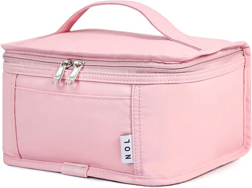 Vista 12 de NOL Natural Organic Lifestyle Bolsa de almuerzo pequeña Mini lonchera Bolsa de almuerzo aislada para hombres/mujeres A prueba de fugas Bolsa térmica