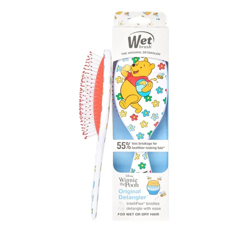 Vista 17 de Wet Brush Cepillo desenredante original para el cabello, Anna & Elsa (Disney Love), cerdas IntelliFlex ultrasuaves, cerdas desenredantes que se