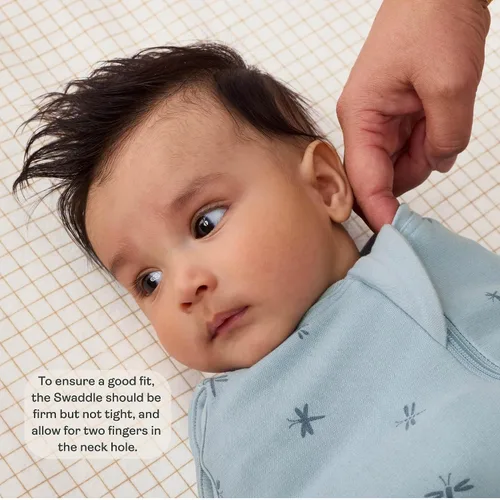 Vista 6 de ergoPouch Cocoon Swaddle Sack 0.2 TOG - Saco de dormir para bebé, ajuste suave y ceñido que ayuda a calmar el reflejo de sobresalto, ideal