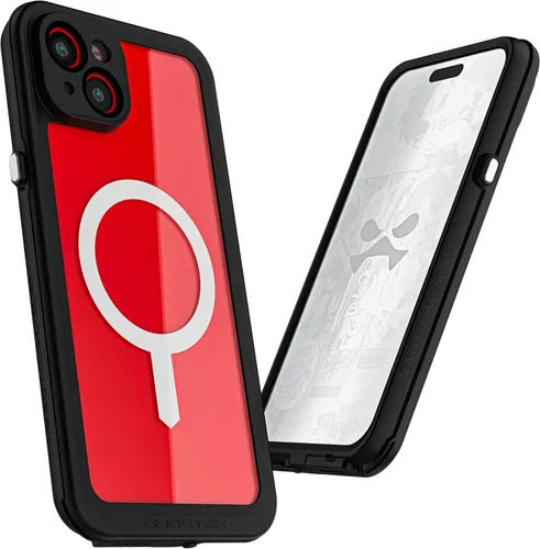 Vista 2 de Ghostek Nautical Slim - Funda delgada impermeable para Apple iPhone 15 Plus - Protector de pantalla y lente de cámara integrado, compatible