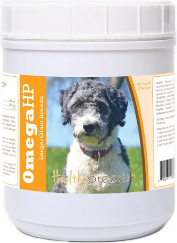 Vista 208 de Healthy Breeds Affenpinscher Omega HP - Masticables suaves para piel y pelaje, 60