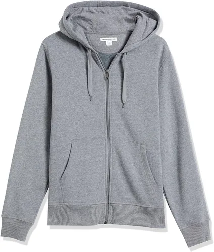 Vista 6 de Tienda Essentials Men's Full-Zip Hooded Fleece Sweatshirt (Available in Big & Tall)