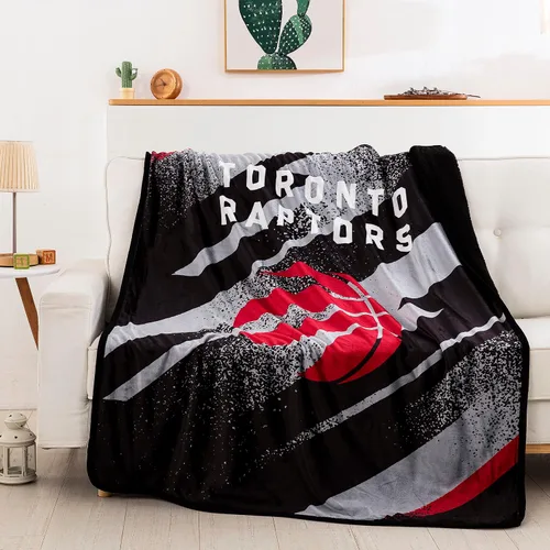 Vista 8 de Northwest NBA Silk Touch - Manta Sherpa de 50 x 60 pulgadas, Chicago Bulls