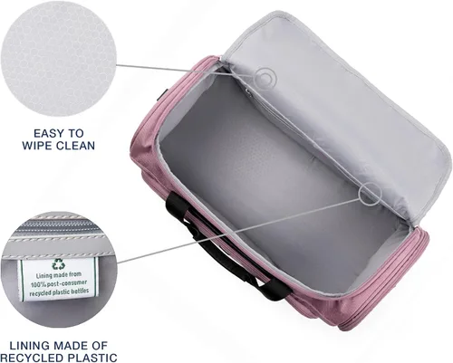 Vista 16 de Travelpro Maxlite 5 - Bolsa de viaje ligera para viajes nocturnos, con compartimento inferior caído, bolsa de viaje