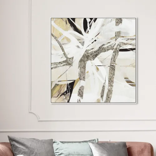 Vista 5 de The Oliver Gal Artist Co. Lienzo abstracto contemporáneo para pared, raíces de árbol, sala de estar, dormitorio y baño, decoración del hogar, 40 x
