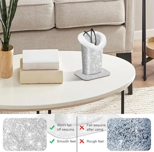 Vista 137 de Fintie Soporte para anteojos forrado de felpa con base magnética, estuche de cuero vegano prémium para lentes