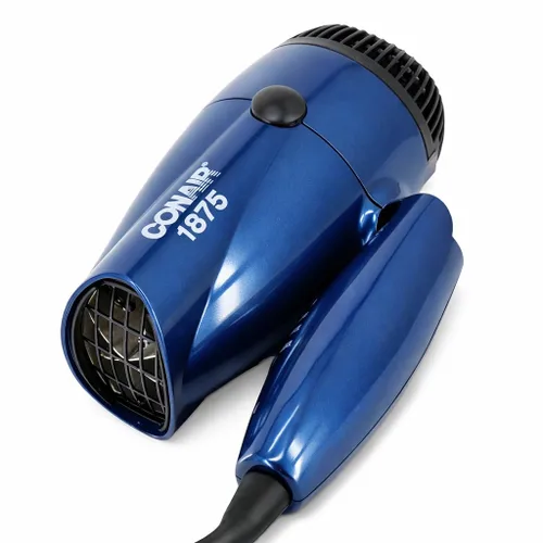 Vista 2 de Conair Ion Shine - Secador de pelo plegable compacto de doble voltaje de 1875 vatios