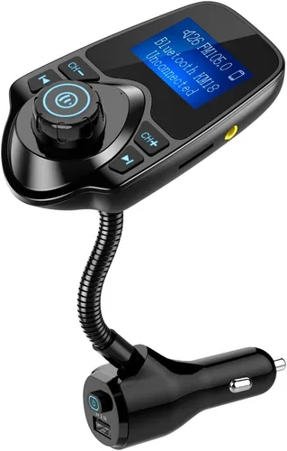 Vista 10 de Nulaxy [Versión actualizada KM18 2026] Adaptador de coche Bluetooth 5.4 de 48 W con puertos de carga rápida [PD 30 W y QC3.0 18 W], compatible