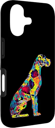 Vista 3 de Funda para iPhone 17 con diseño de perro gran danés